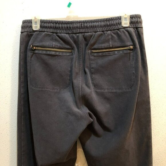 Athleta Womens Size 4 Black Elastic Waist Zipped Pockets Ankle Zip Jogger Pants - Picture 8 of 11